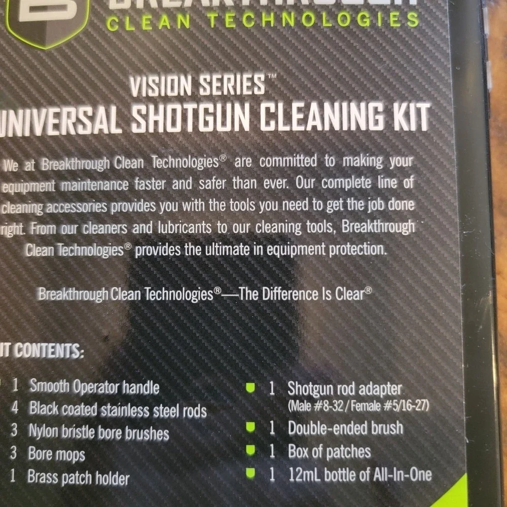 Breakthrough Clean Technologies Vision  Universal Shotgun Cleaning Kit SHOTGUN